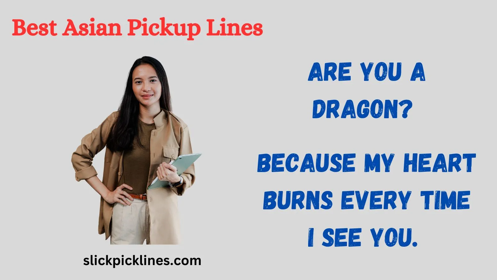 Asian Pickup Lines