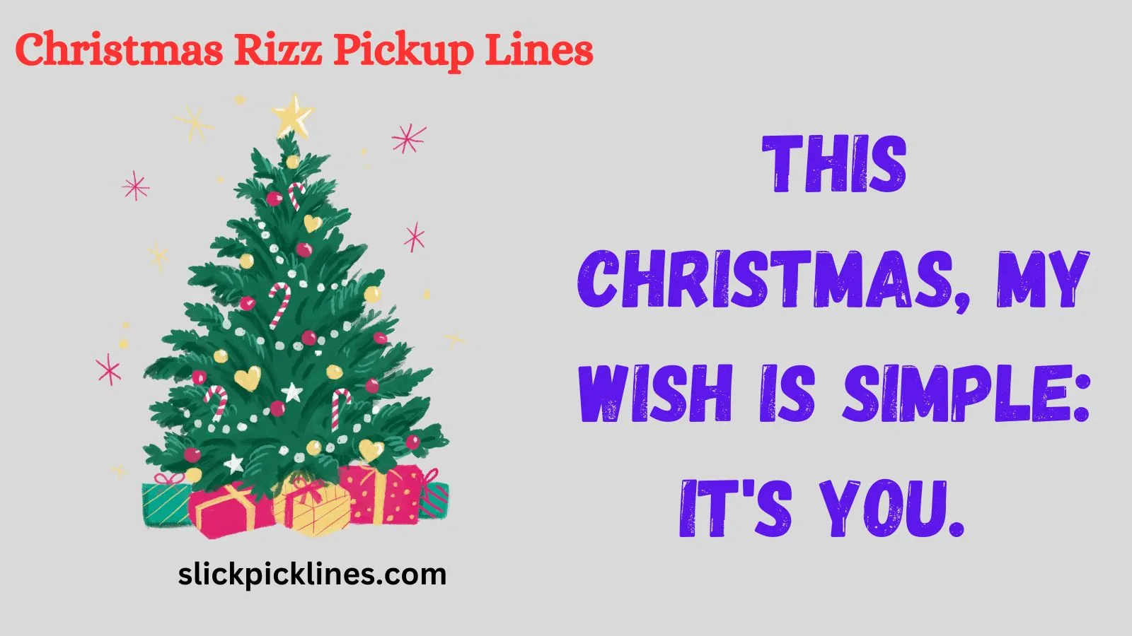 Christmas Rizz Pickup Lines