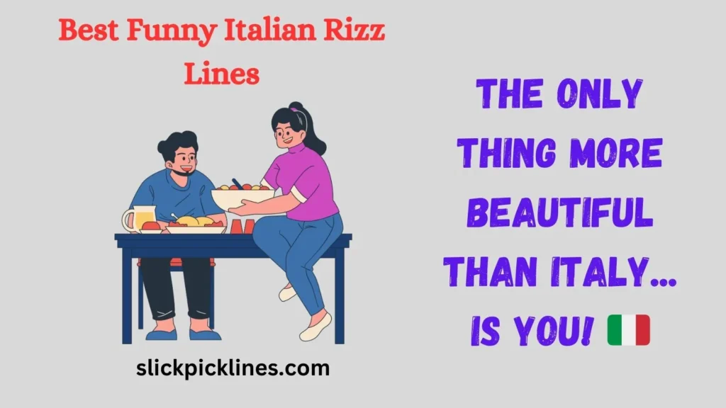 Italian Pickup Lines About Love and Beauty