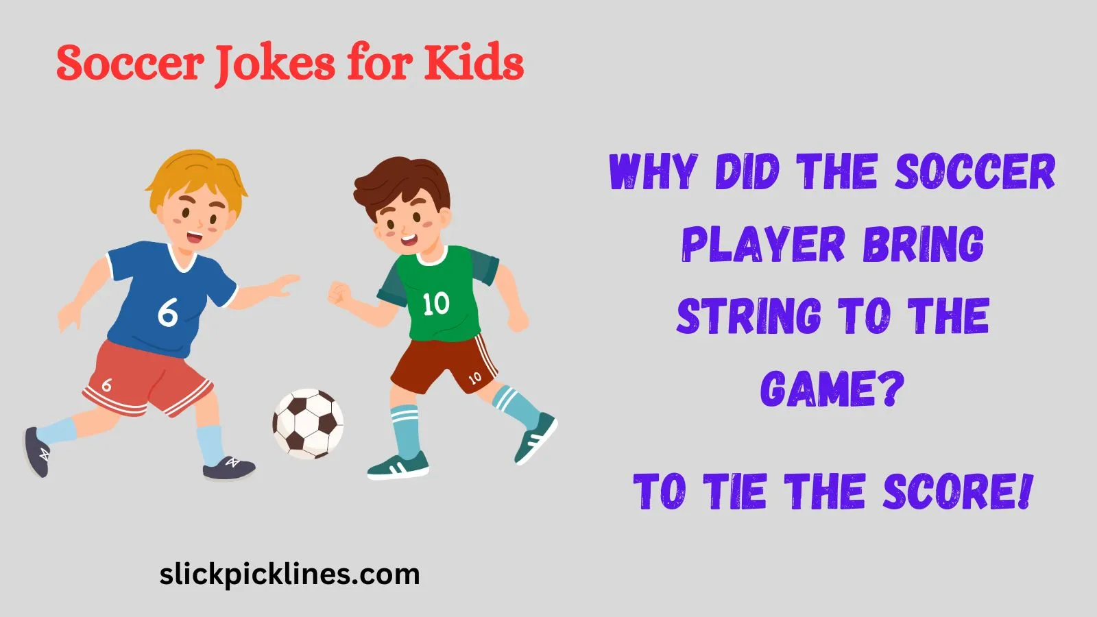 Soccer Jokes for Kids