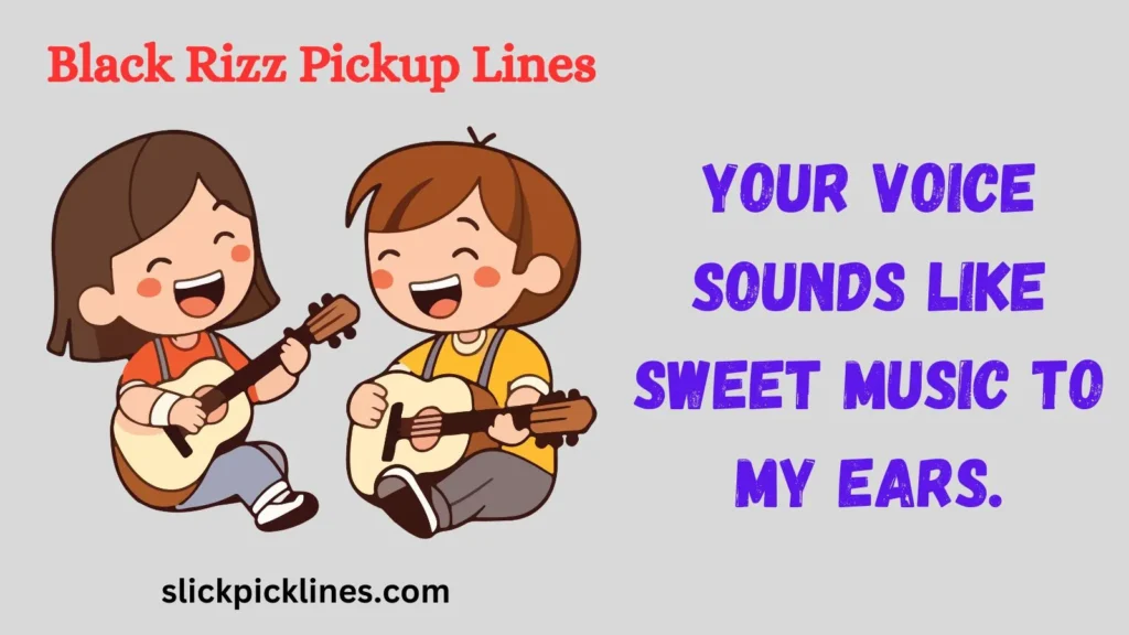 Unique Black Rizz Pickup Lines