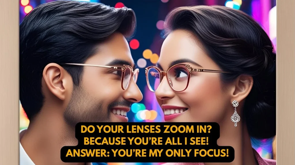 Cheesy Glasses Pickup Lines