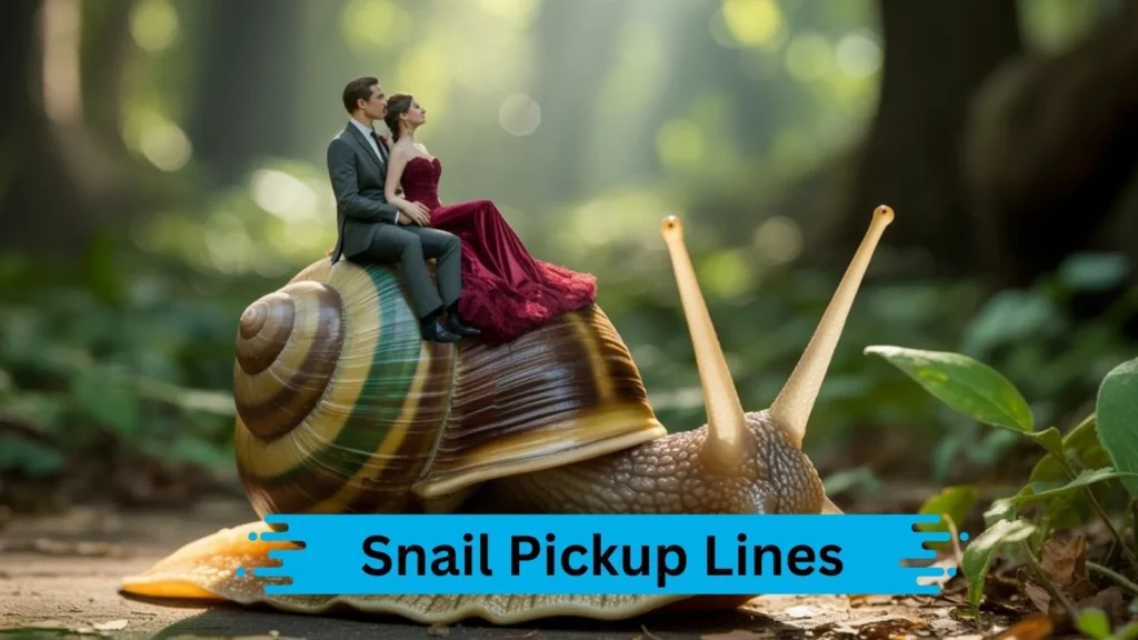 Cute Snail Pickup Lines