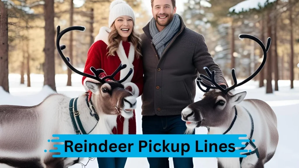Sweet Reindeer Pickup Lines