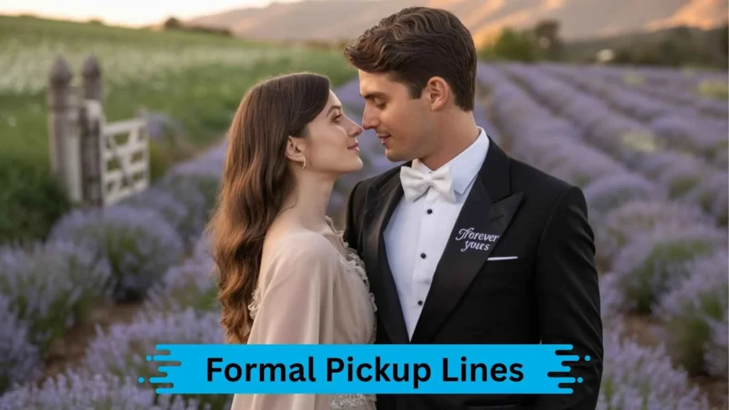 Formal Romantic Pickup Lines