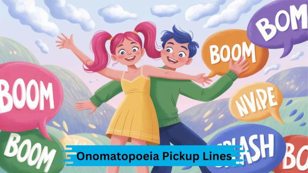 Sarcastic Onomatopoeia Pickup Lines