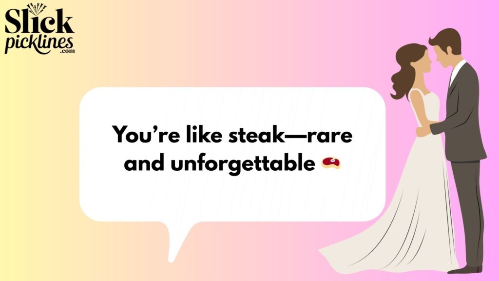 Dinner Menu Pickup Lines
