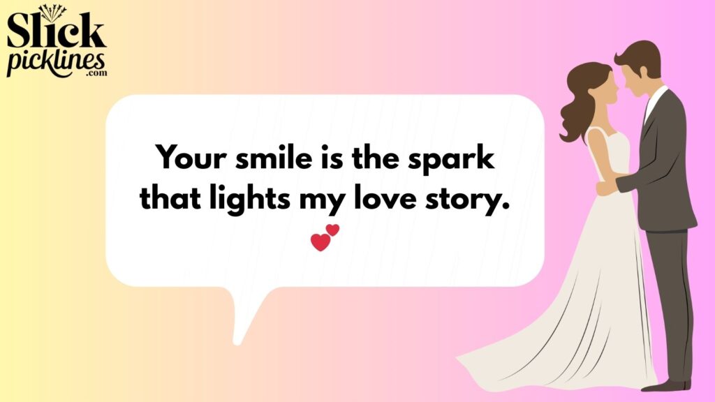 Romantic Smile Pickup Lines