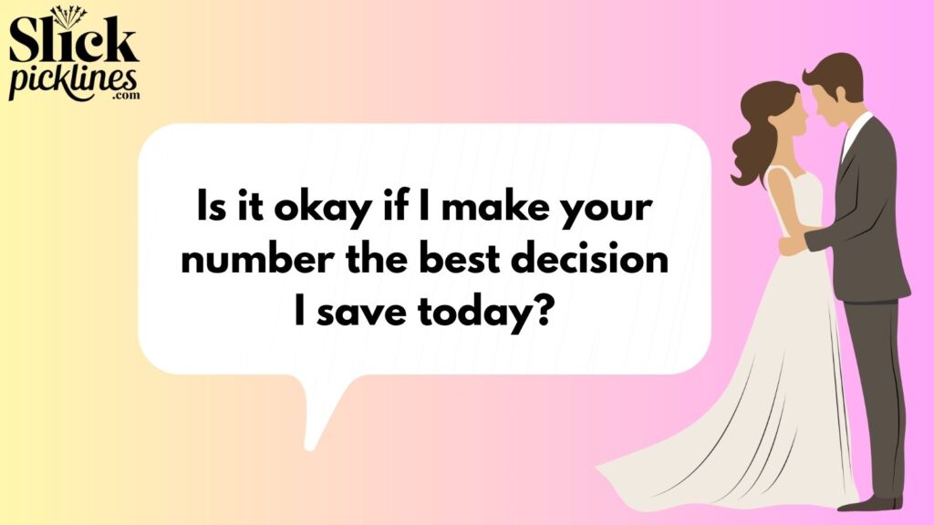 Smooth and flirty phone number pickup lines 