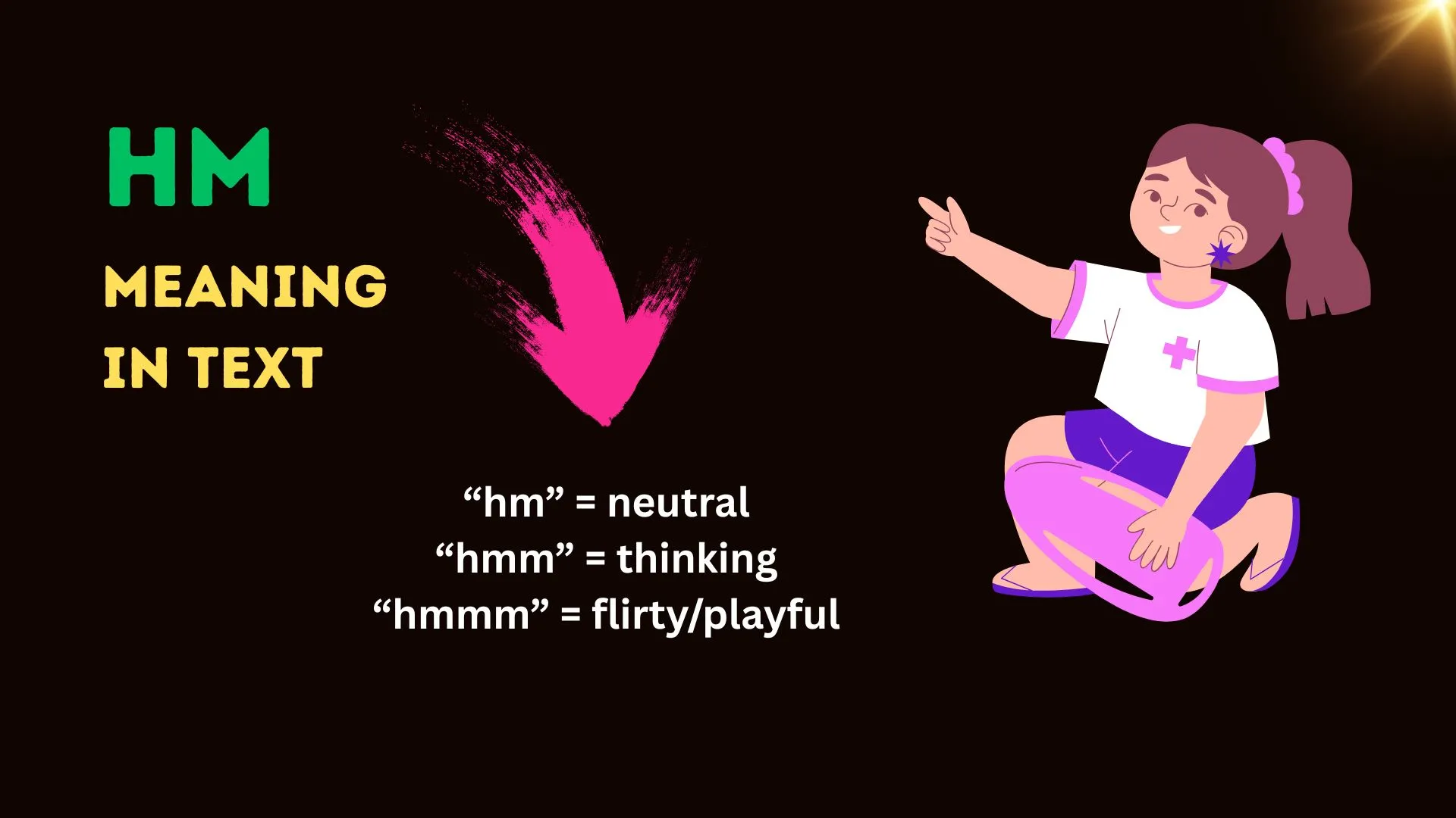 What Does Hm Mean in a Girl’s Text?