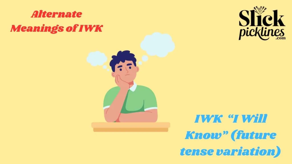 Alternate Meanings of IWK