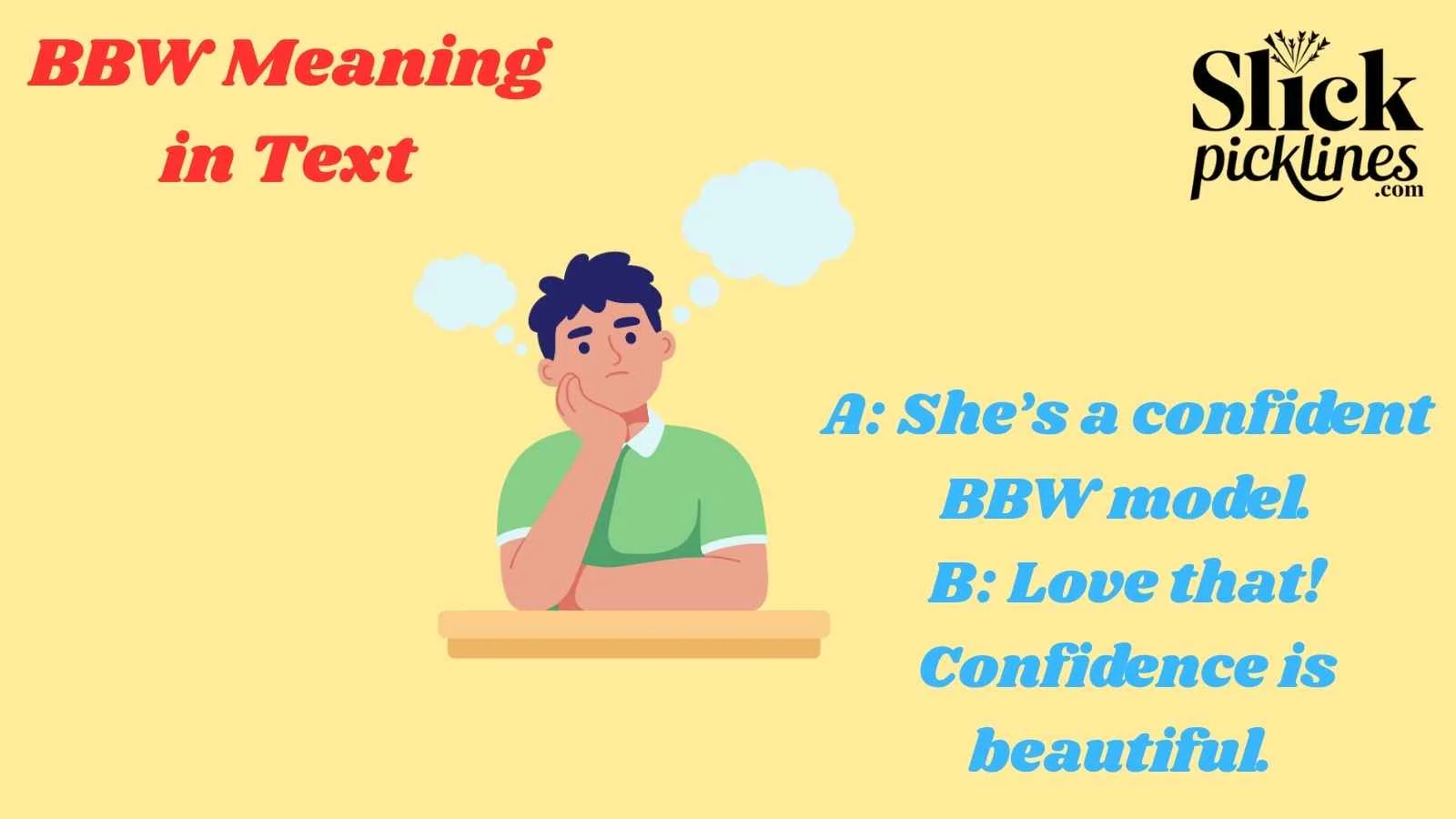 BBW Meaning in Text