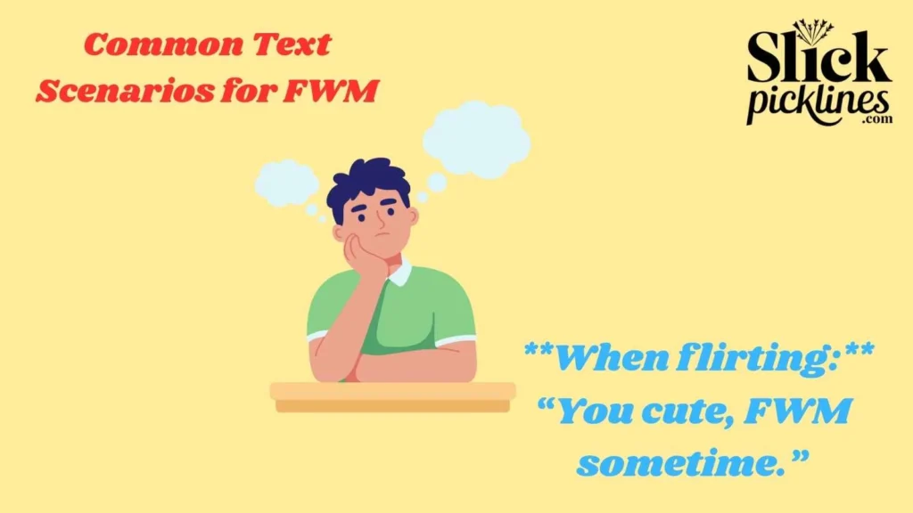 Common Text Scenarios for FWM