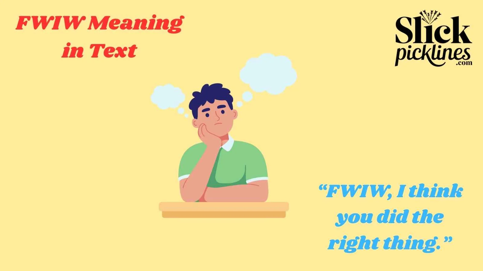 FWIW Meaning in Text