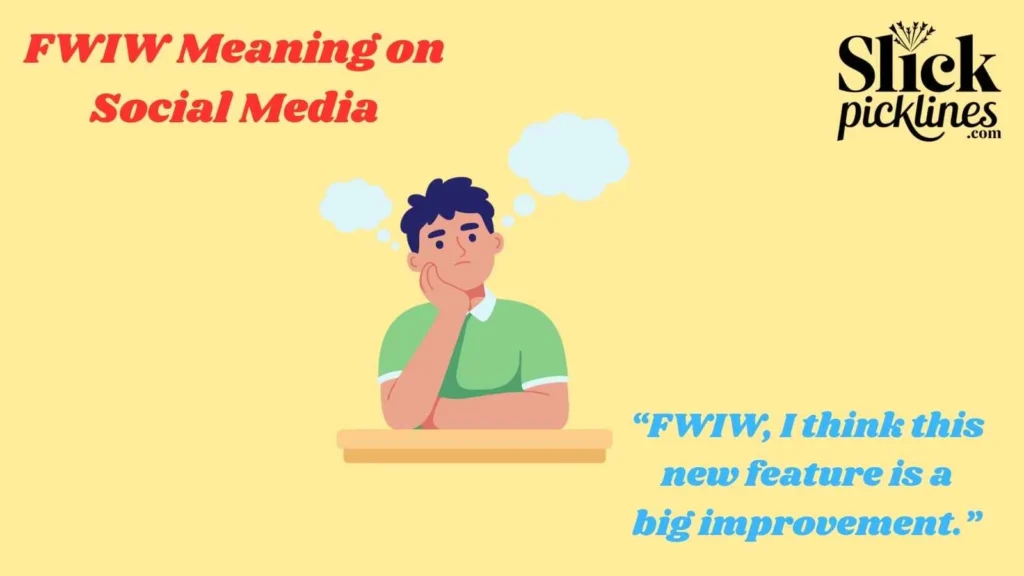 FWIW Meaning on Social Media