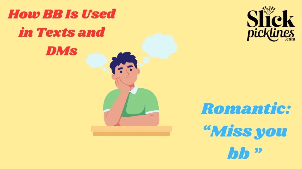 How BB Is Used in Texts and DMs