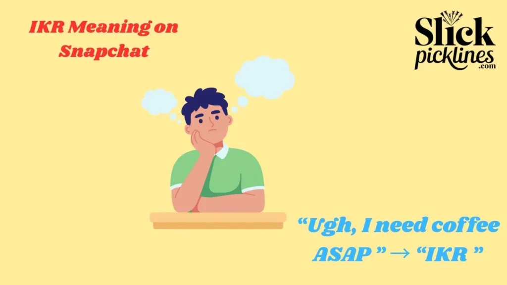 IKR Meaning on Snapchat