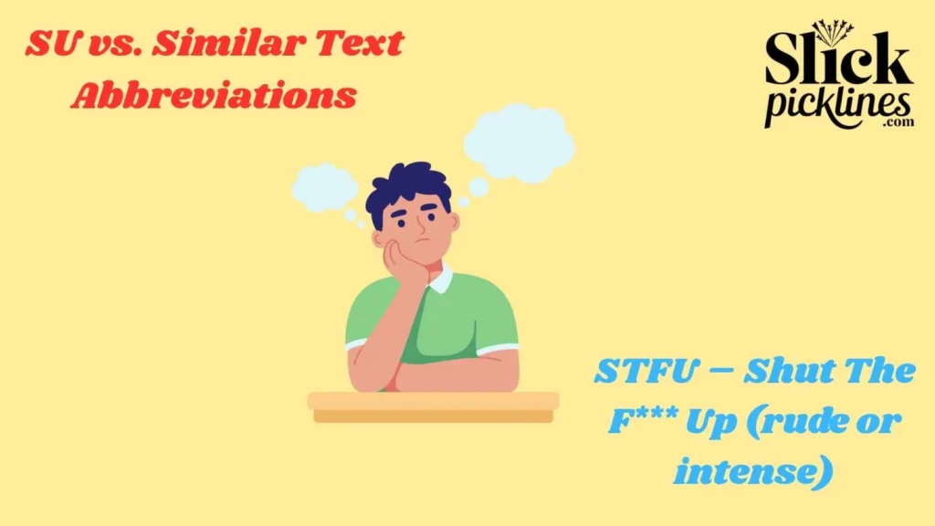 SU vs. Similar Text Abbreviations