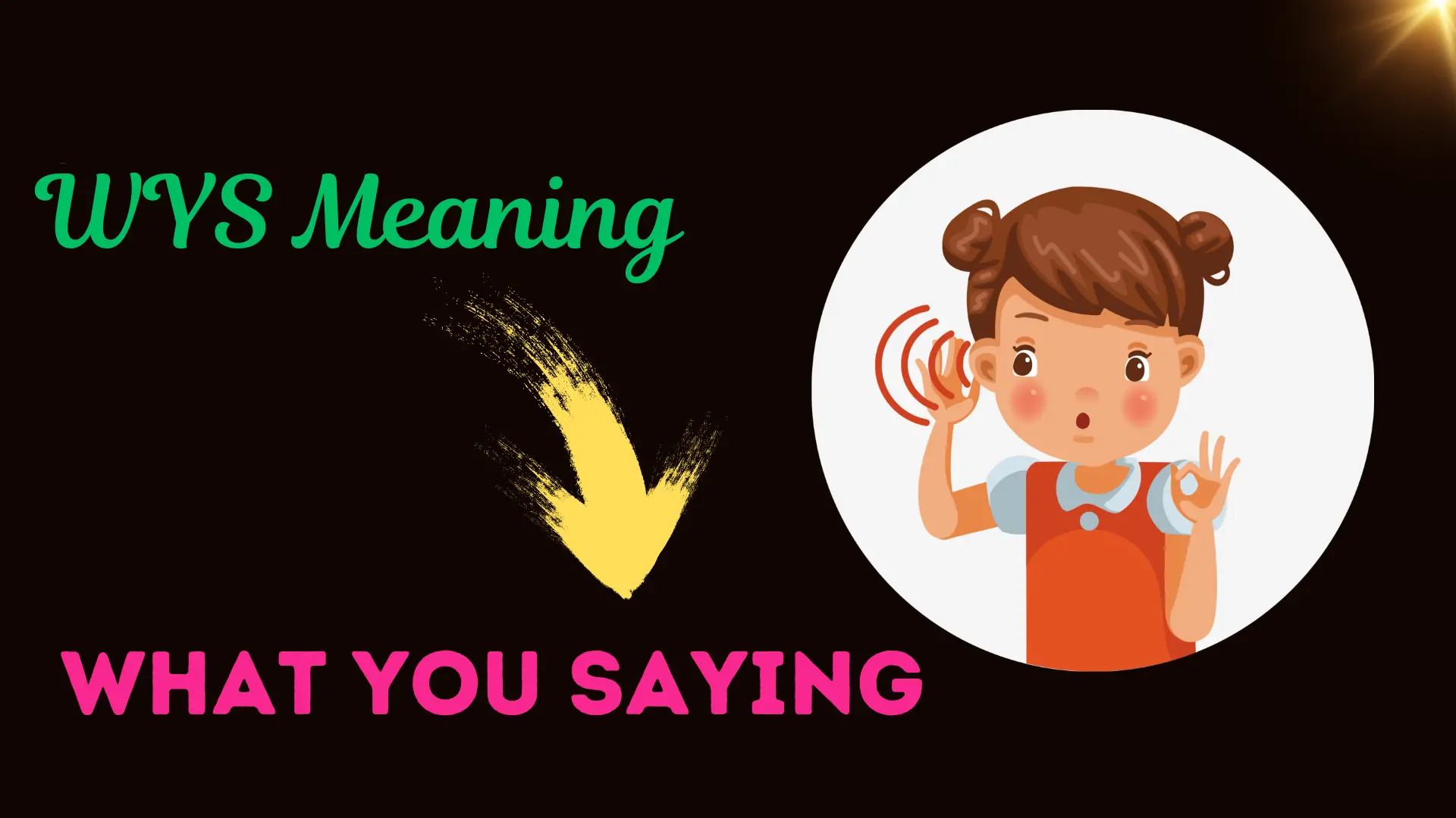 WYS Meaning in Text