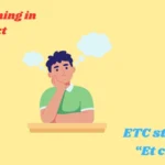 Etc Meaning in Text