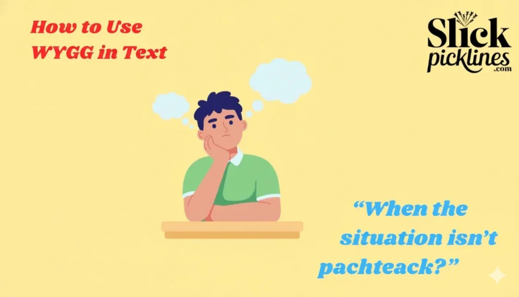 How to Use WYGG in Text