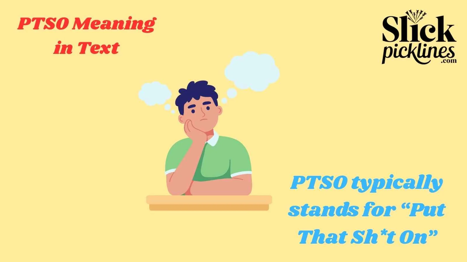 PTSO Meaning in Text